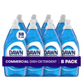 Dawn PRO Manual Pot & Pan Detergent, Bulk Liquid Dish Soap (38 oz, 8 pack)