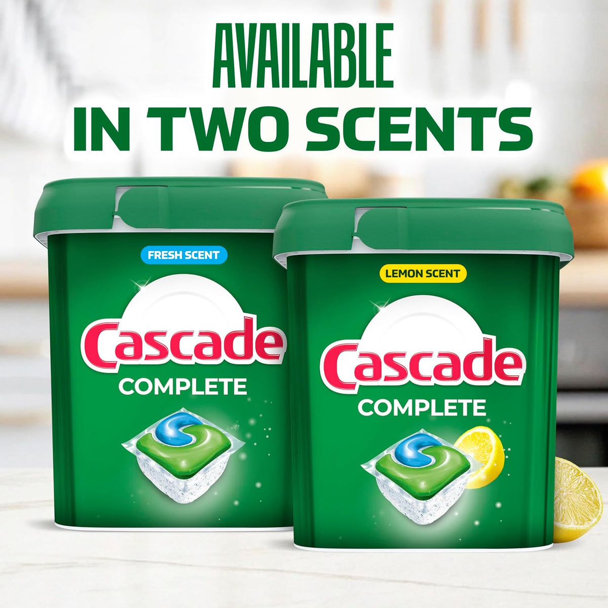 Cascade Complete Dishwasher Pods - Fresh Scent ActionPacs, Dishwasher Detergent, Dishwasher Soap, Detergent Pods, 78 Count