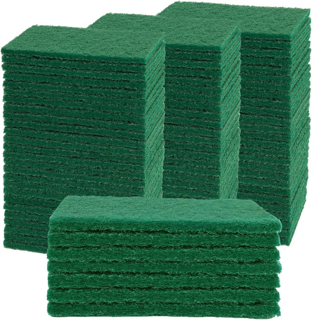 YoleShy 40 Pack Heavy Duty Scouring Pads Green Scrubbing Pads Scrub Pads
