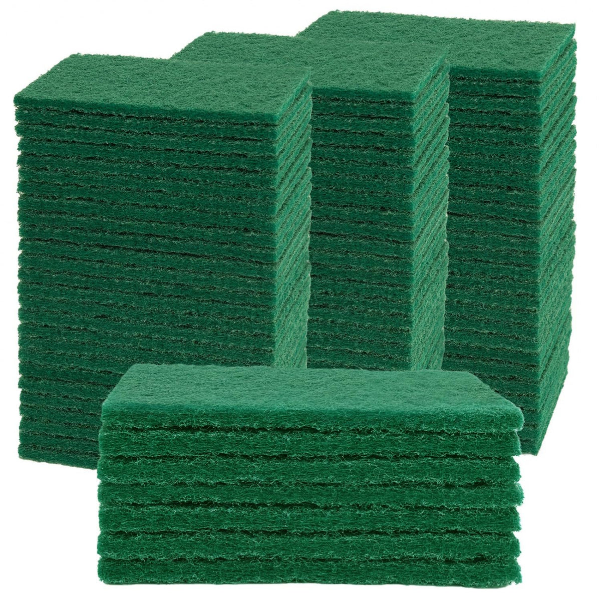YoleShy 40 Pack Heavy Duty Scouring Pads Green Scrubbing Pads Scrub Pads