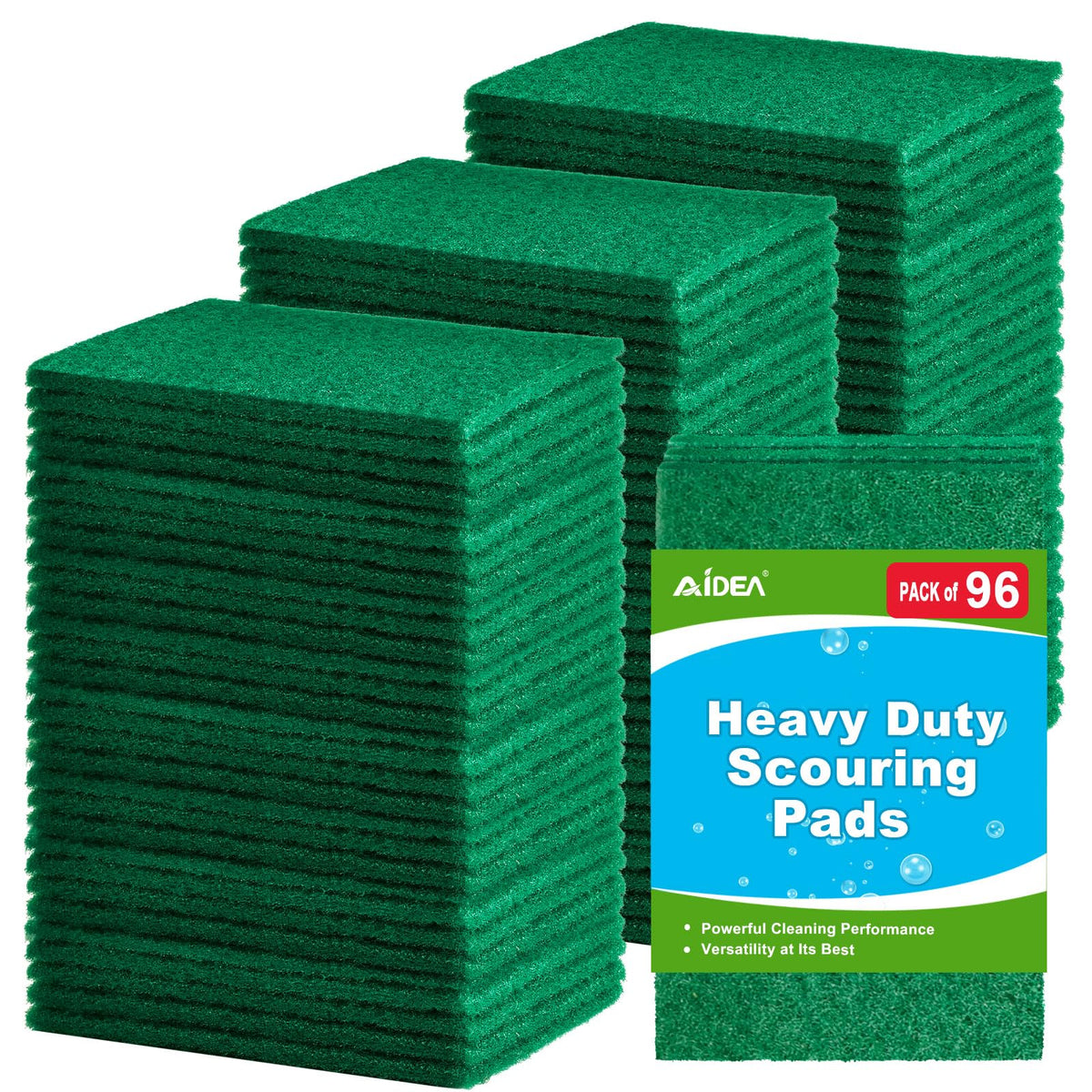 AIDEA Heavy Duty Scouring Pads 24PK, Brillo Pads Cleaning Pads, 5.5in*3.5in