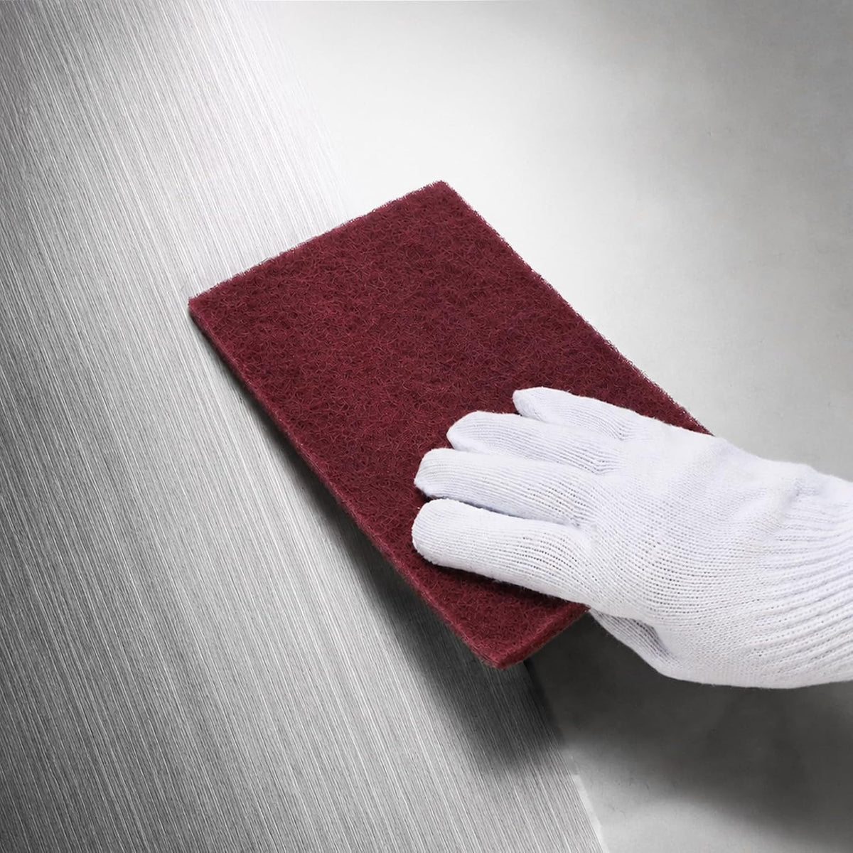 Jucoan 30 Pack Maroon Scuff Pads 6" x 9", Multipurpose Scrub Pad