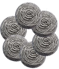 12Pcs Steel Wool Scrubber - Steel Wool for Cleaning Dish Pots Pans Grills Stainless Steel Scrubber for Kitchen Sinks Cleaning Steel Wool Pads Metal Scrubber