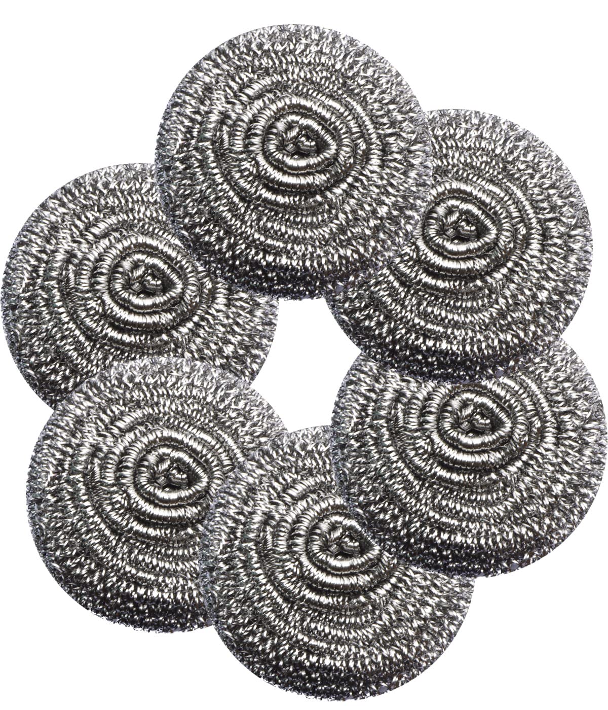 12Pcs Steel Wool Scrubber - Steel Wool for Cleaning Dish Pots Pans Grills Stainless Steel Scrubber for Kitchen Sinks Cleaning Steel Wool Pads Metal Scrubber