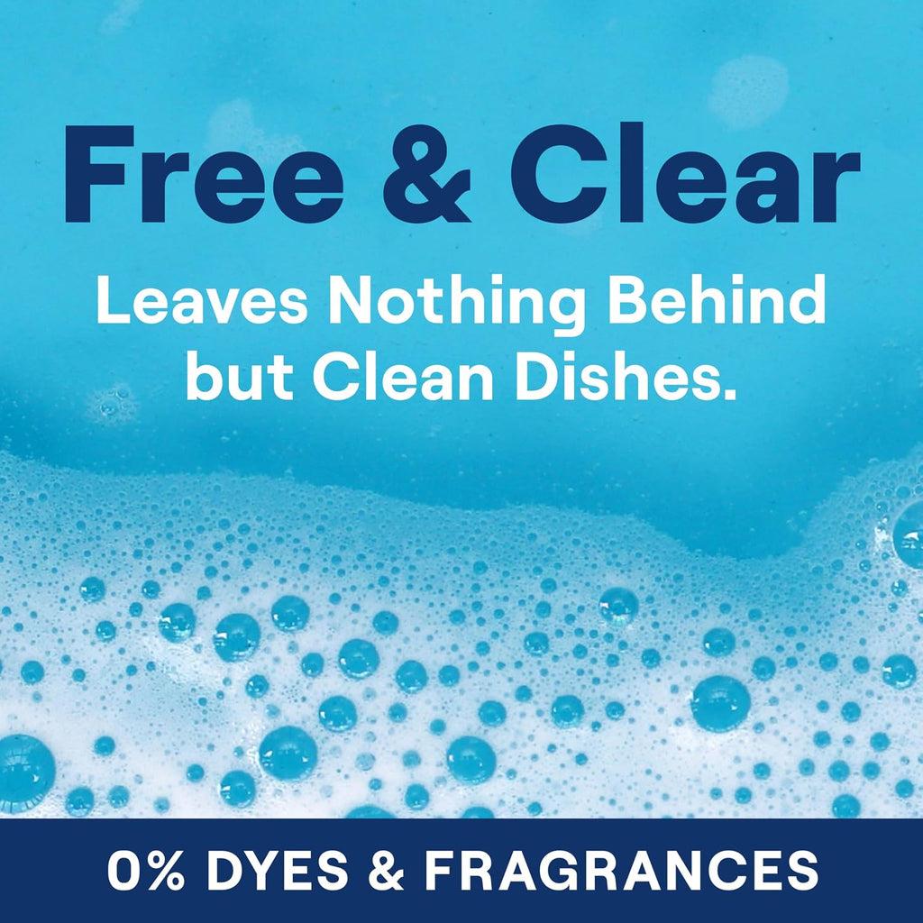 Seventh Generation Dishwasher Detergent Gel Free & Clear Dish Detergent Liquid Soap 42 Oz Pack Of 6
