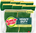 Scotch-Brite Heavy Duty Scrub Sponge, 6 Pack