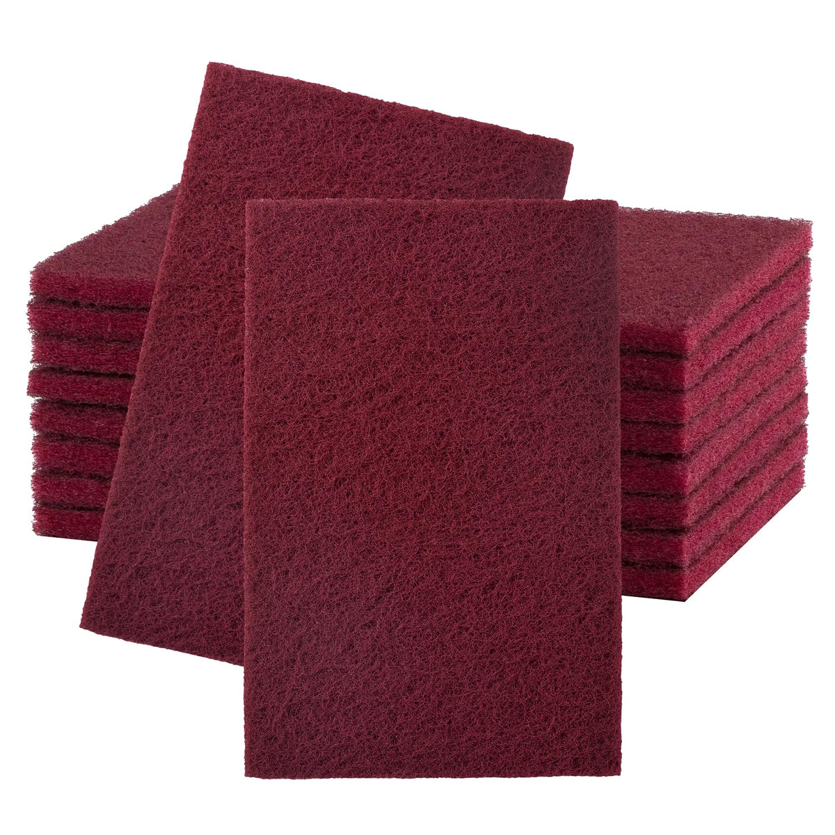 6" x 9" 320 Grit Maroon Scuff Pads 10PCS Scotch Abrasive Brite Pad