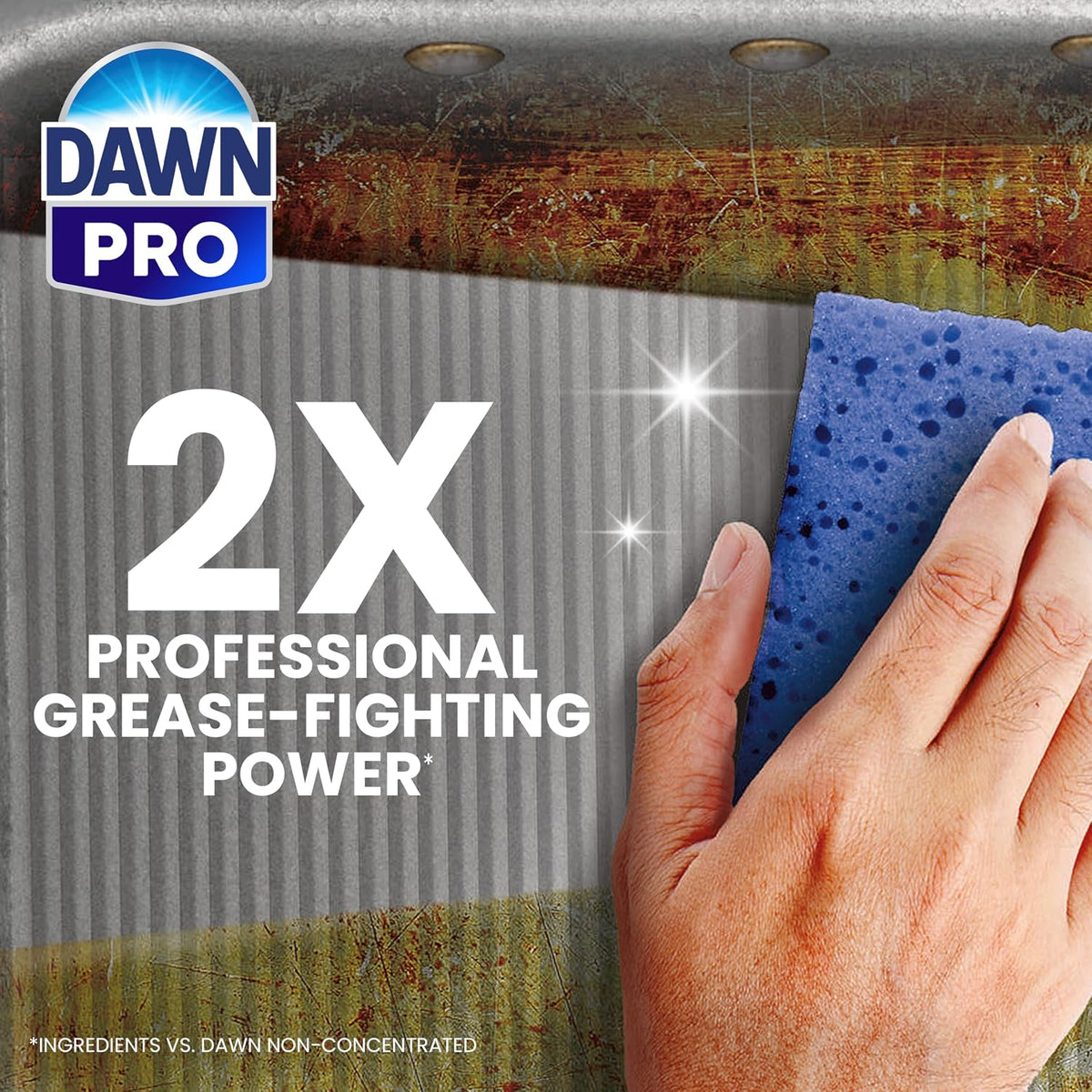 Dawn PRO Manual Pot & Pan Detergent, Bulk Liquid Dish Soap (1 gal, 2 pack)