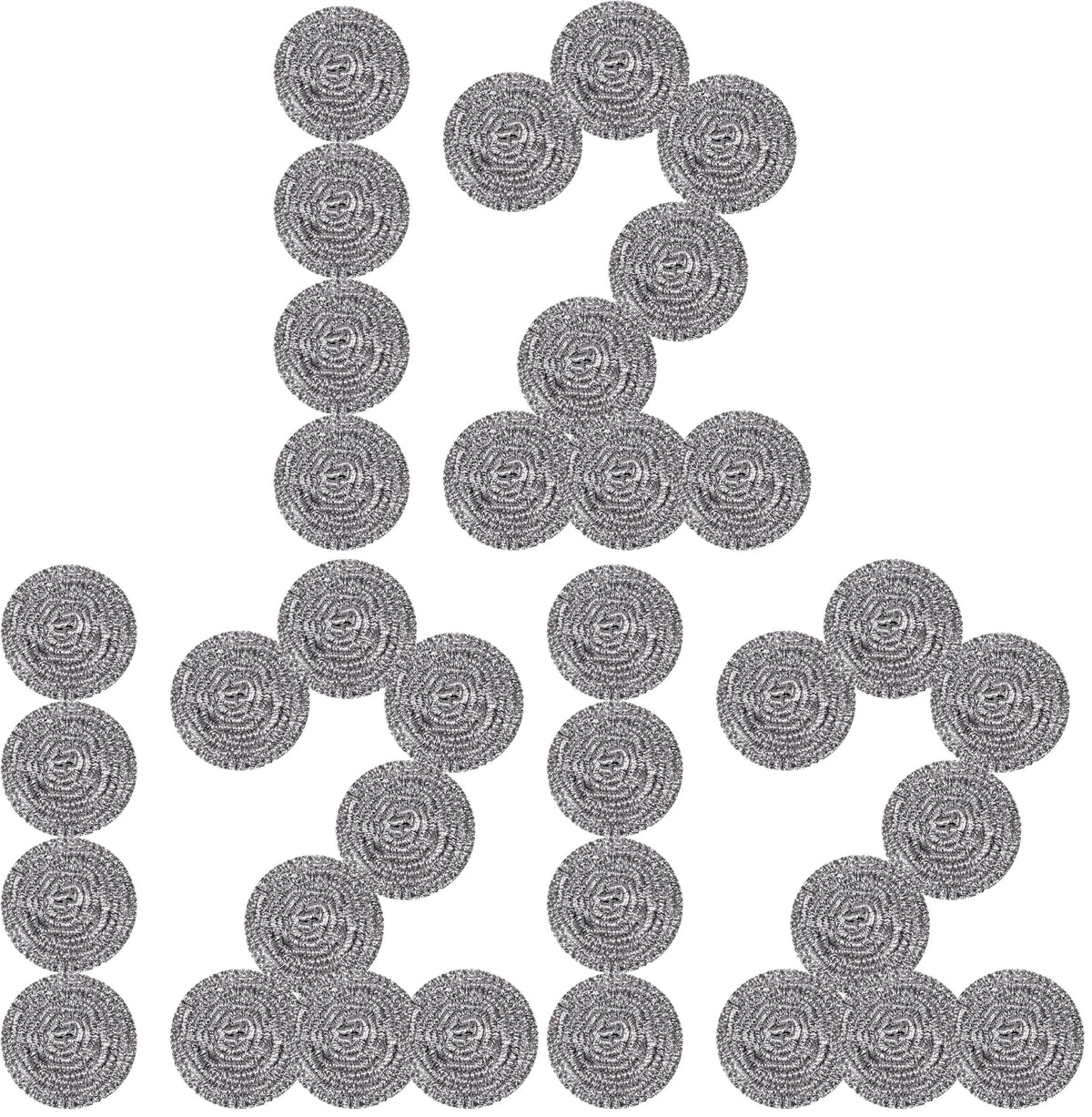 Stainless Steel Scrubber Scrubbing Scouring Pad Sponges Clean Pot Pan and Steel Wool for Kitchen Bathroom